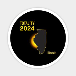 Total Solar Eclipse Missouri State 2024 Magnet